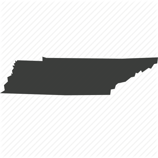 America, Location, Map, State, Tennessee, Usa Icon