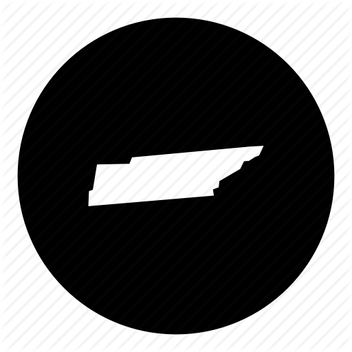 American, Location, Map, State, Tennessee Icon