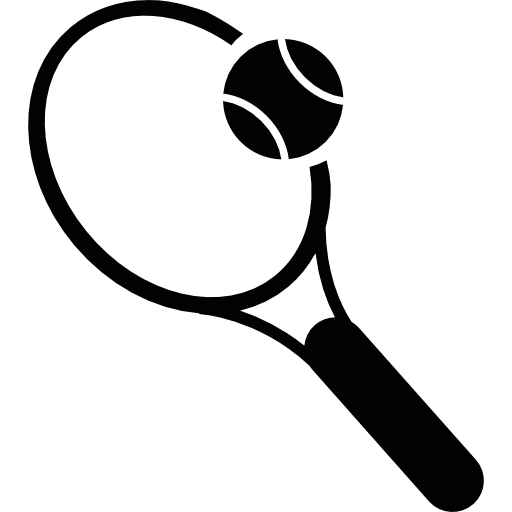 Ball, Racket, Tennis, Sports, Racquet Icon