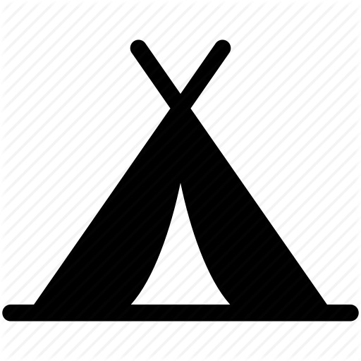 Camping, Indian, Outdoor, Tent Icon