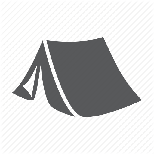Camping, Tent Icon