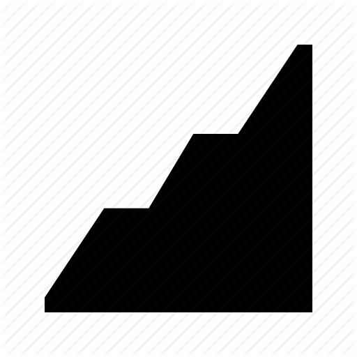 Rise, Terrain, Uphill Icon