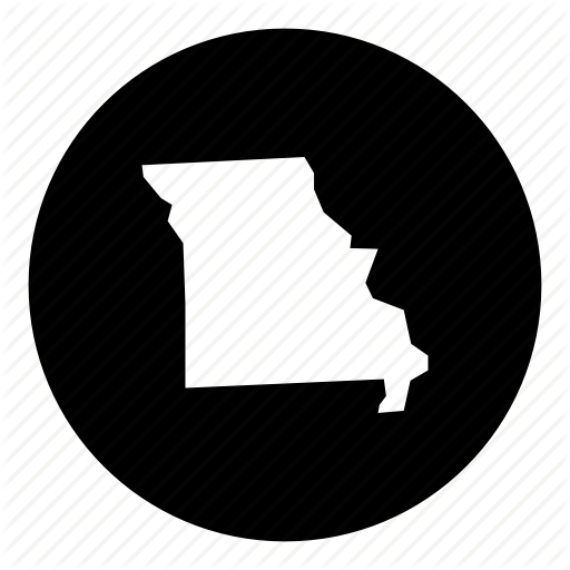 American, Map, Missouri, State, Territory Icon