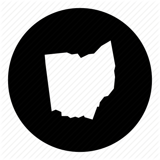 American, Map, Ohio, State, Territory Icon