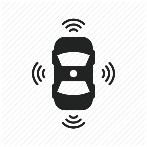 Radar, Self Driving Car, Signal, Tech, Tesla Icon