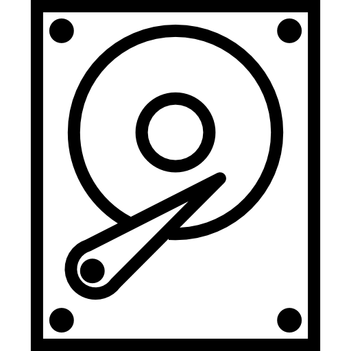 Hard Disk, Data, Hdd, Server, Database, Router Icon