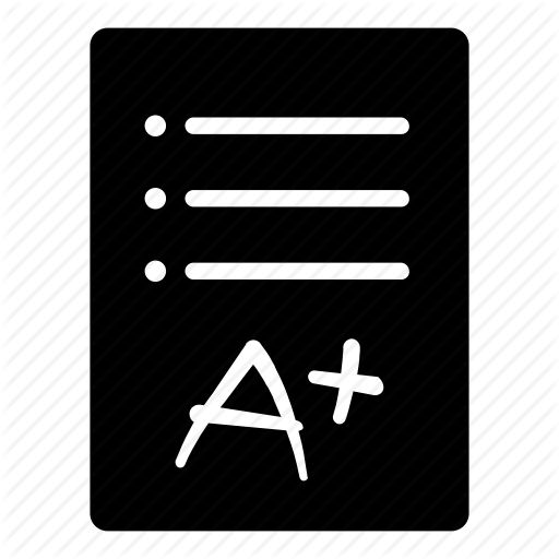 Test Grade Png Black And White Transparent Test Grade Black