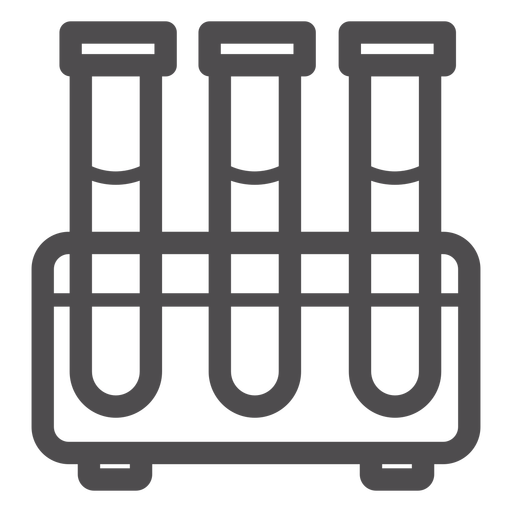 Test Tubes Stroke Icon