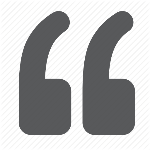 Quotation, Quotes, Speech, Testimonials, Text Icon