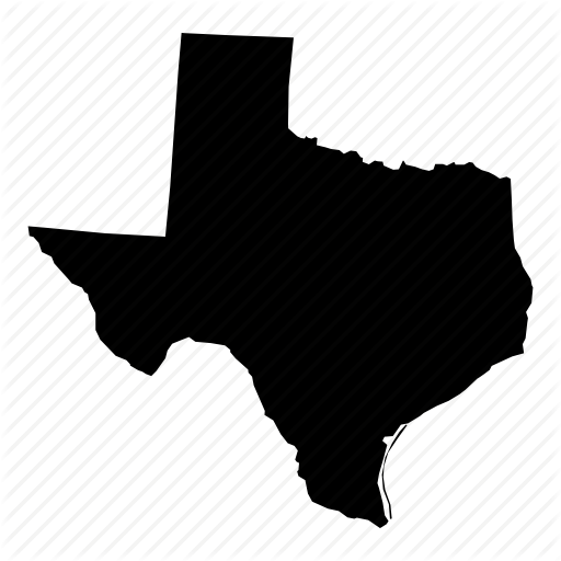 American, Location, Map, Navigation, State, Texas, United States Icon
