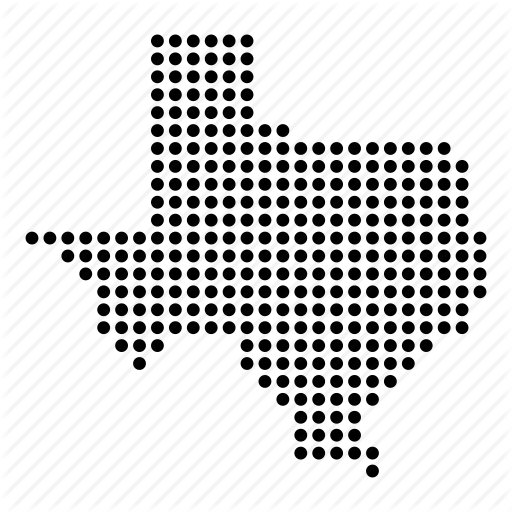 American, Location, Map, Region, State, Texas Icon