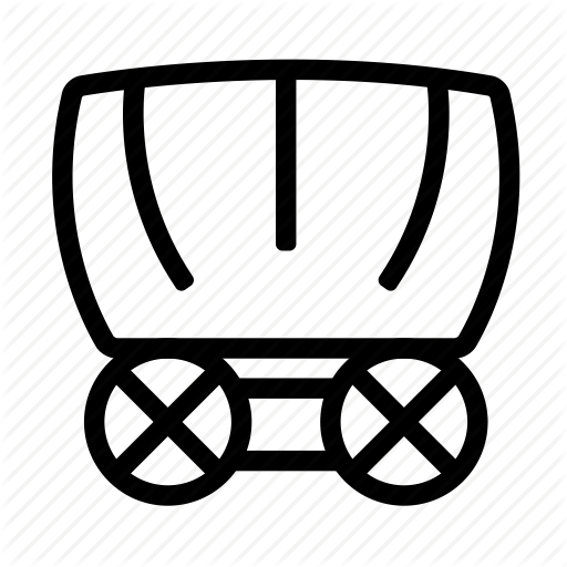 Carriage, Delivery, Texas, Transport, West, Wild Icon