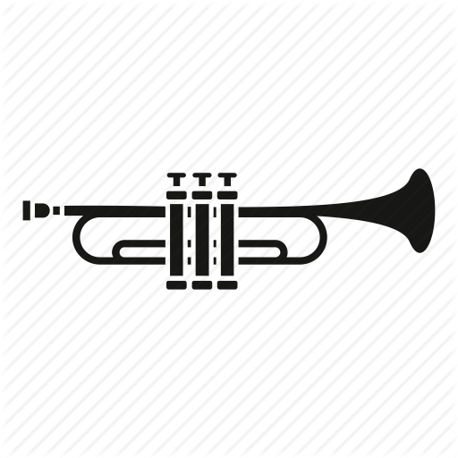 Brass, Instrument, Jazz, Music, Musical, Sound, Trumpet Icon