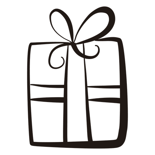 Gift Box Stroke Icon