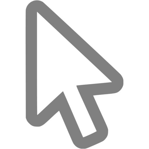 Gray Cursor Icon