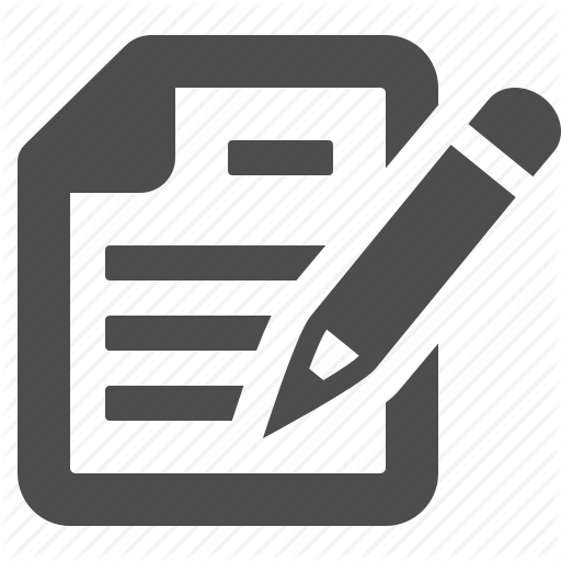 Document, File, Pencil, Text, Writing Icon
