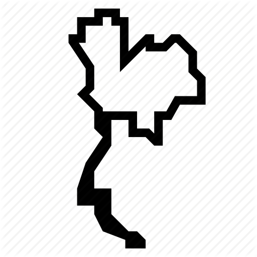 Map, Th Thailand Icon