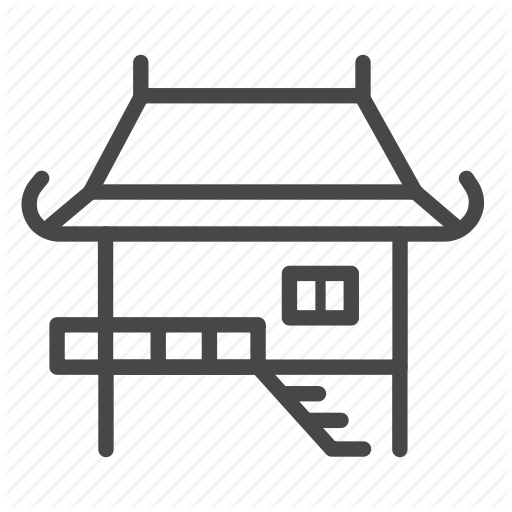 Asian, Home, House, Property, Thai Icon