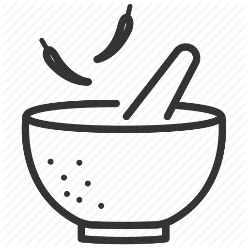 Food, Herb, Mortar, Recipes, Spicy, Th Thailand Icon