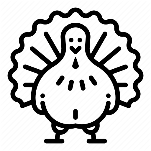 Bird, Chicken, Fat, Food, Tasty, Thanksgiving Day, Turkey Icon