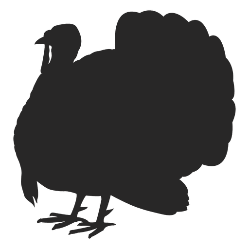 Turkey Standing Silhouette
