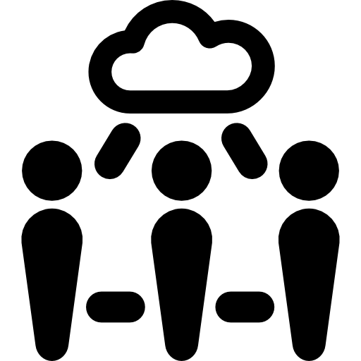 Connection To The Cloud Icons Free Download