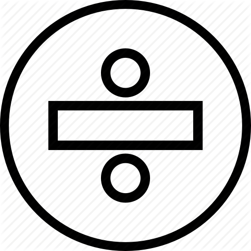 Division, Math, Percent, Rate, Sign Icon