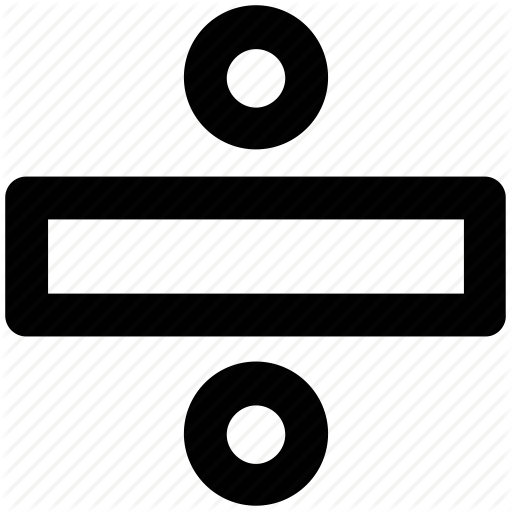 Basic Math, Division, Division Sign, Math, Mathematical, Obelus Icon