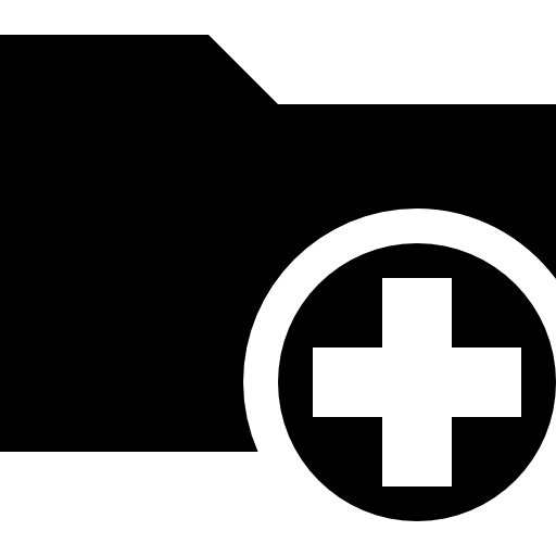 Folder Add Symbol Icons Free Download