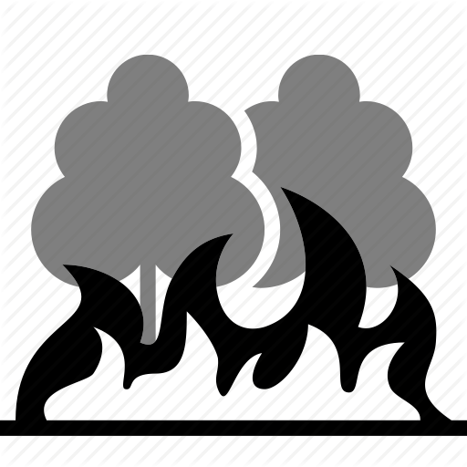 Burn, Destroy, Disaster, Fire, Forest, Natural, Trees Icon