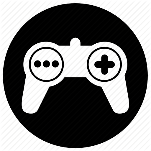 Drive, Game, Joystick, Label, Play, Round Icon