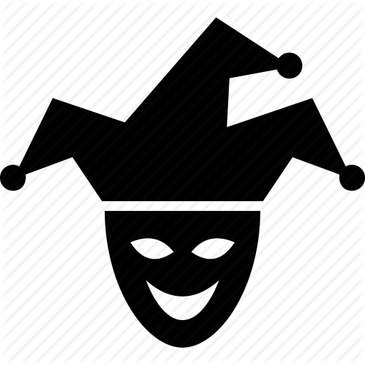 Buffoon, Clown, Face, Jester, Joker Icon