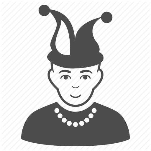 Cheerful, Circus, Clown, Fool, Happy, Joker, Smile Icon