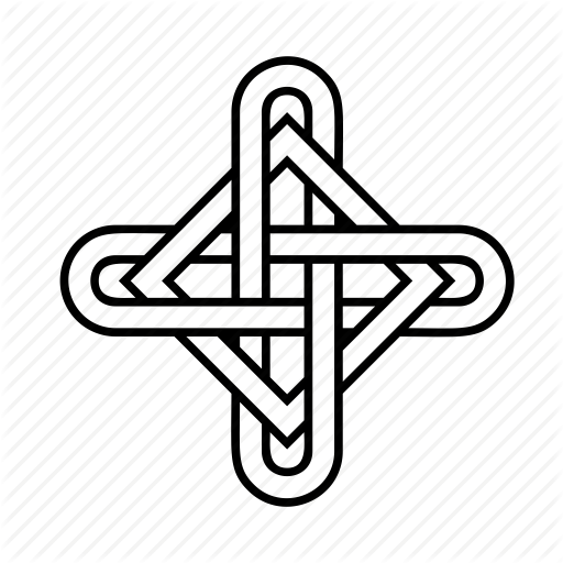 Celtic, Cross, Knot Icon