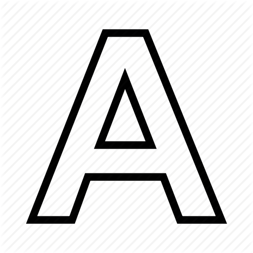 Character, Font, Letter, Text, Word, Wordart Icon