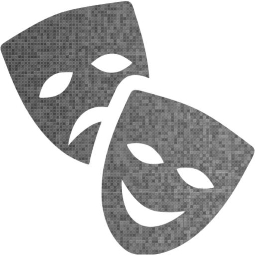 Custom Color Theatre Masks Icon