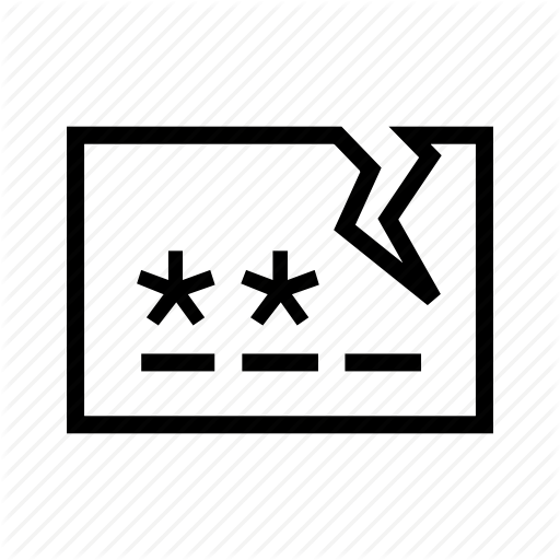 Breach, Data, Login, Password, Security, Theft Icon