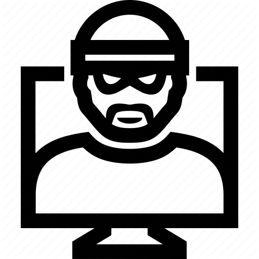 Computer, Cyber, Hack, Identity, Theft Icon