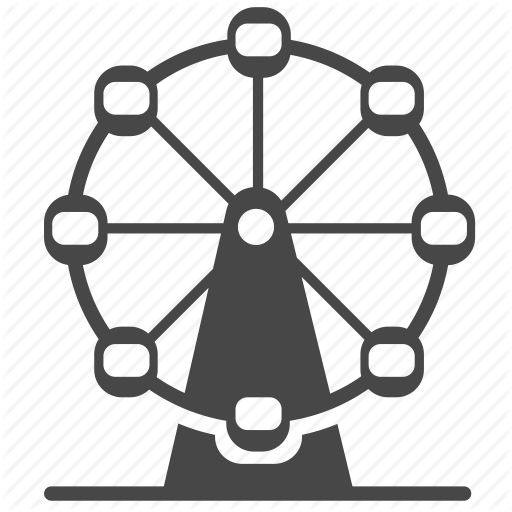 Amusement, Amusement Park, Entertain, Ferris Wheel, Theme Park Icon