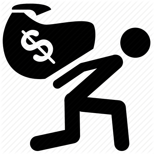 Debt, Thief, Usd Icon