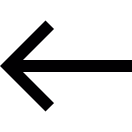 Arrow Thin Line To The Left