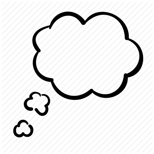 Bubble, Cloud, Dream, Handdrawn, Think, Thinking, Thought Icon