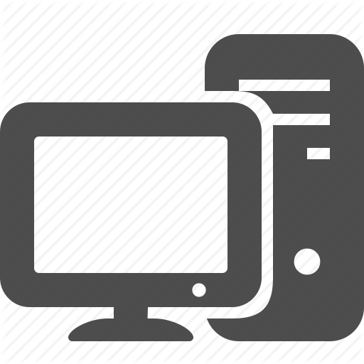 Black Computer Icon Images