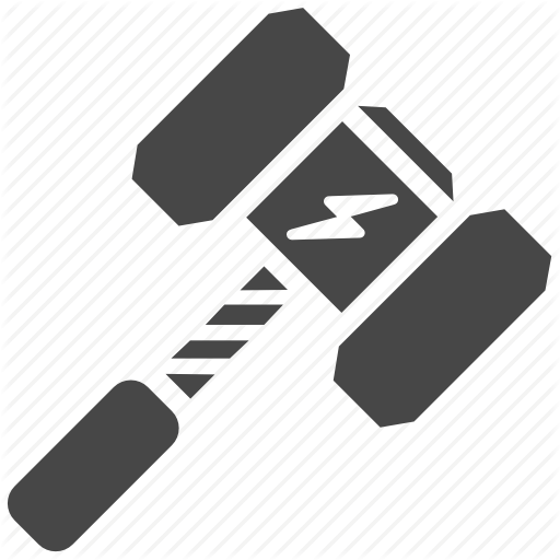 Hammer, Thor, Thunder, Tool, Viking, War, Weapon Icon