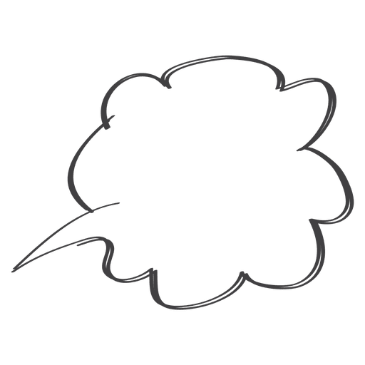 Comic Speech Bubble Doodle