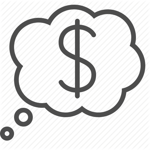 Business, Dollar, Money, Thinking, Thought Bubble Icon