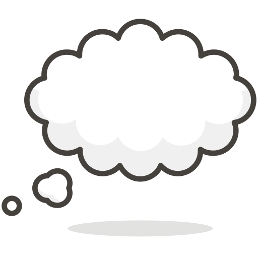 Cloud, Thought Icon Free Of Another Emoji Icon Set