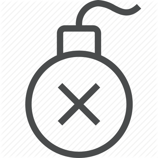 Bomb, Threat, Virus Icon