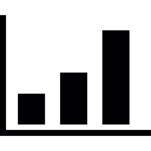 Three Bar Graph Icons Free Download