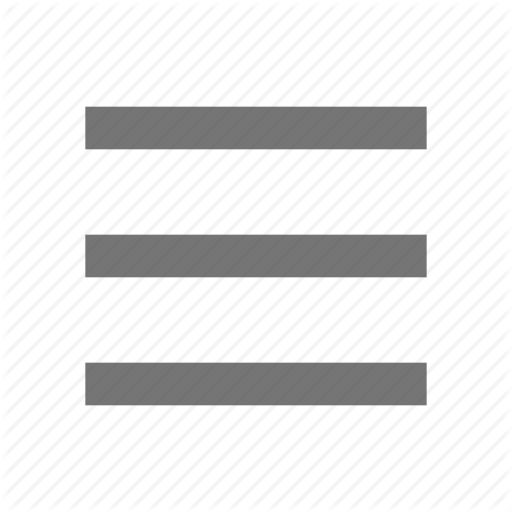 Equal, Material, Menu, Navigation, Three Stripe Icon